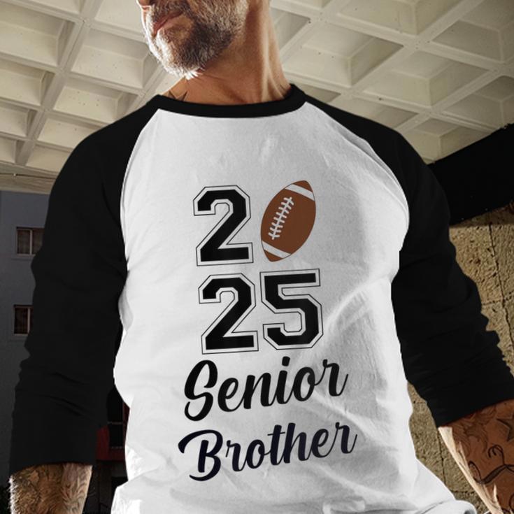 Senior Football Brother Class Of 2025 Graduation Graduate Baseball Raglan Shirt