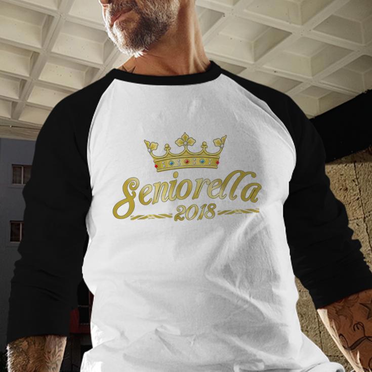 Seniorella 2018Shirt Senior Class Of 2018 Graduation Baseball Raglan Shirt