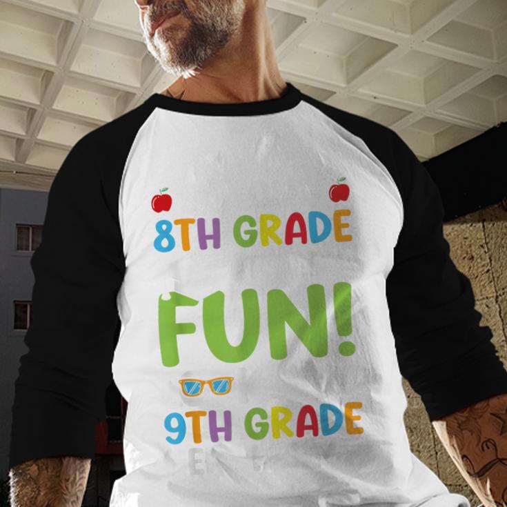 So Long 8th Grade 9th Grade Here I Come Graduation Baseball Raglan Shirt