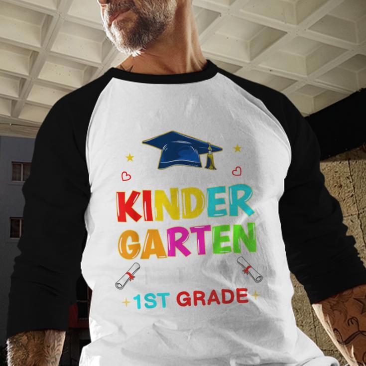 So Long Kindergarten Graduation 2025 Graduate 1st Grade Baseball Raglan Shirt
