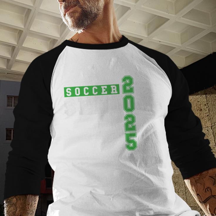 Soccer Senior Night Soccer Senior 2025 Graduation 14 Baseball Raglan Shirt