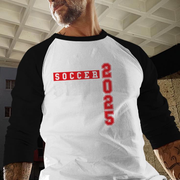 Soccer Senior Night Soccer Senior 2025 Graduation 5 Baseball Raglan Shirt