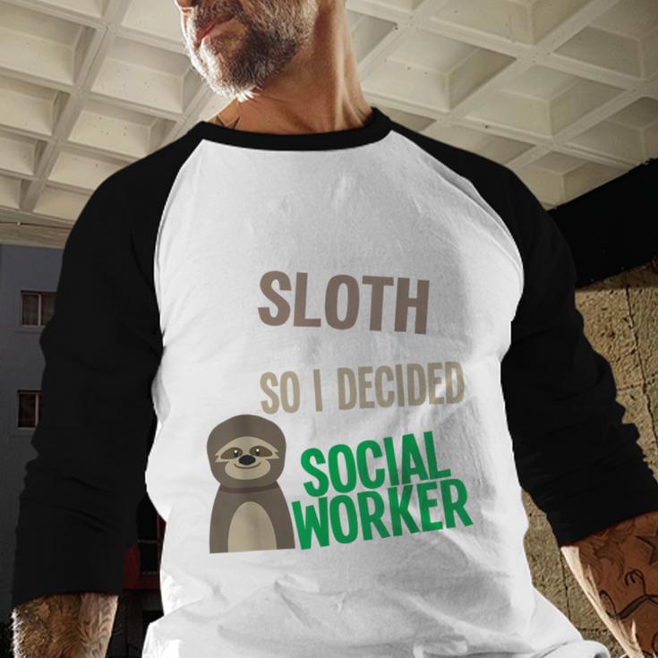 Social Work Student Masters Degree Graduation Baseball Raglan Shirt