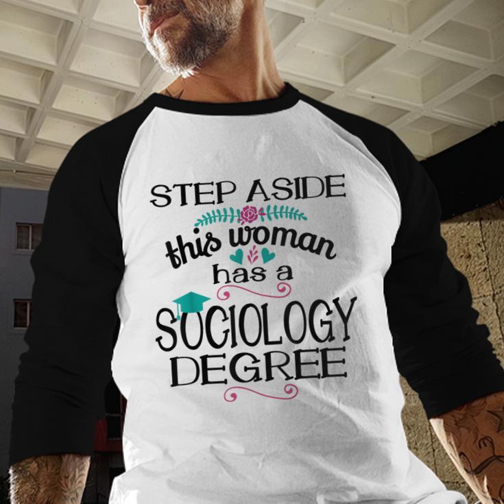 Sociology Degree Graduation Sociologist Bachelors 2025 Baseball Raglan Shirt