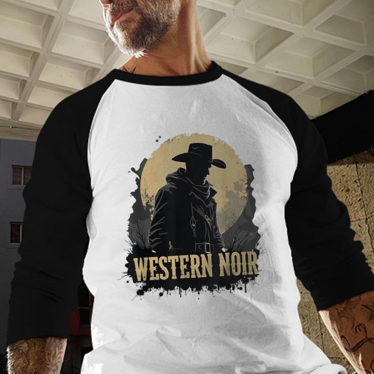 Spaghetti Western Cowboy Culture Classic Western Nostalgia Baseball Raglan Shirt Spaghetti Western Cowboy Culture Classic Western Nostalgia Baseball Raglan Shirt