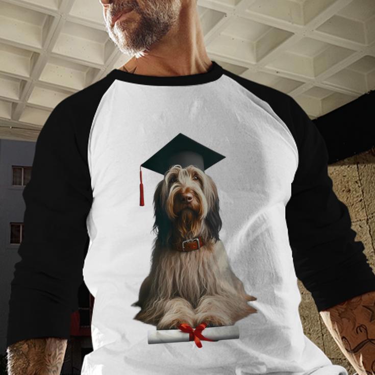Spinone Italiano Dog Graduation Cap School Graduate Owner Men Women Kids Baseball Raglan Shirt