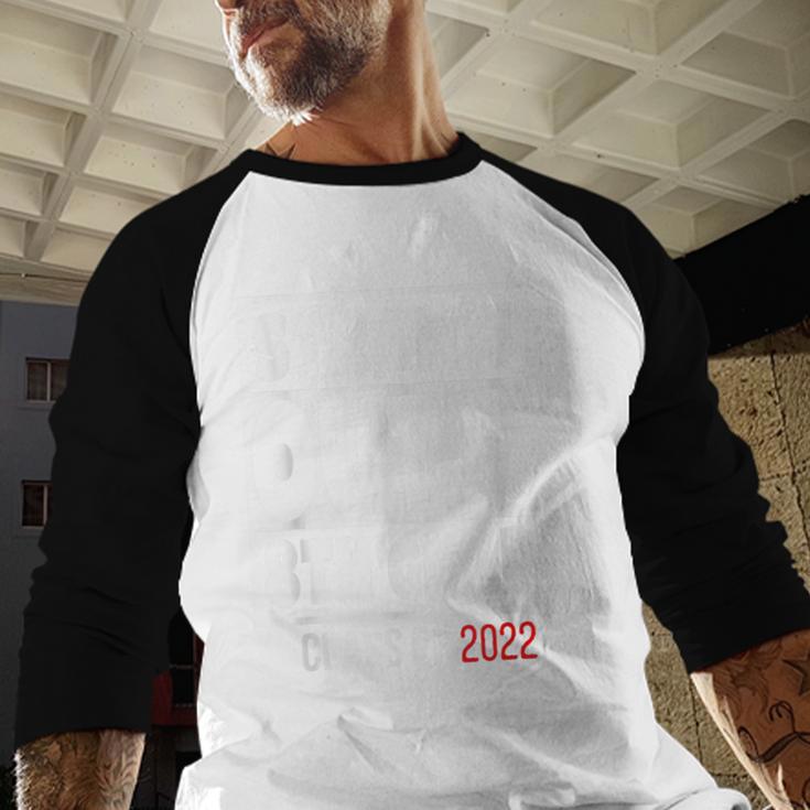 Straight Outta 8th Grade Class Of 2022 Shirt Graduation Baseball Raglan Shirt