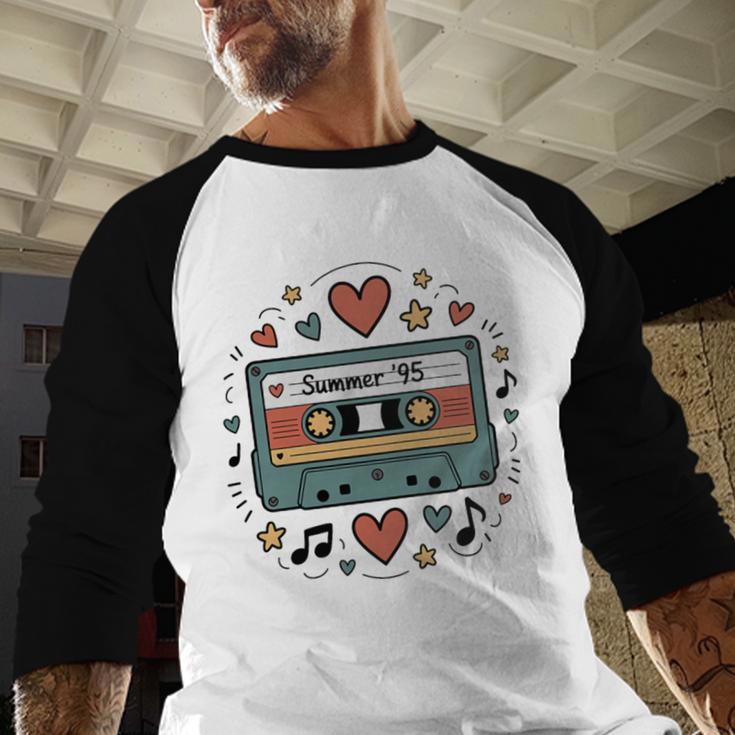 Summer ’95 Retro Cassette Tape Nostalgia Music Lover Premium Tri-Blend Baseball Raglan Shirt Summer ’95 Retro Cassette Tape Nostalgia Music Lover Premium Tri-Blend Baseball Raglan Shirt