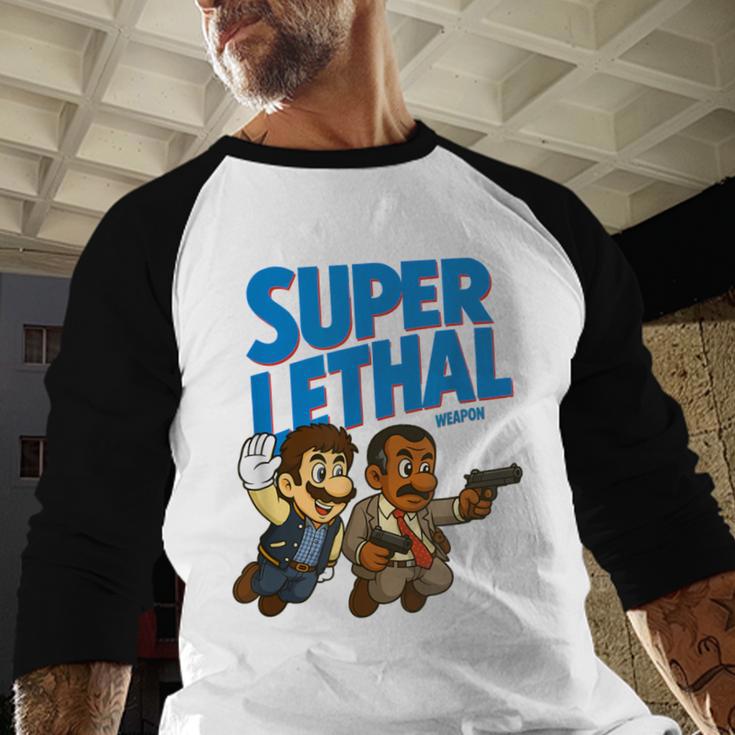 Super Lethal Cute Nostalgia Baseball Raglan Shirt
