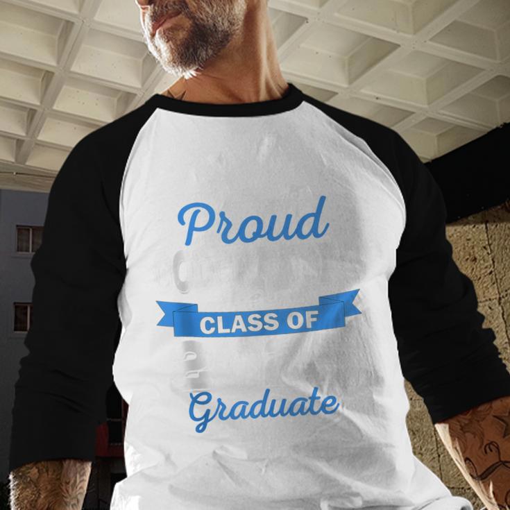 Super Proud GodGrandpa Of 2025 Graduate Graduation Family Baseball Raglan Shirt