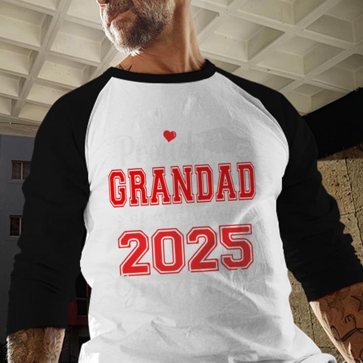 Super Proud Grandad Of 2025 Graduate Graduation Family Premium Baseball Raglan Shirt