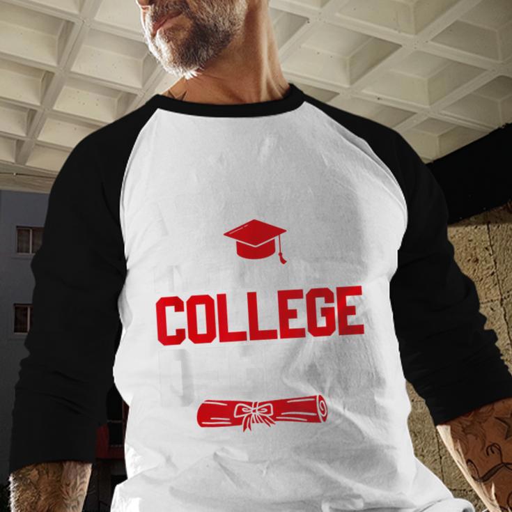 I Survived My Daughter's College Degree College Graduation Baseball Raglan Shirt