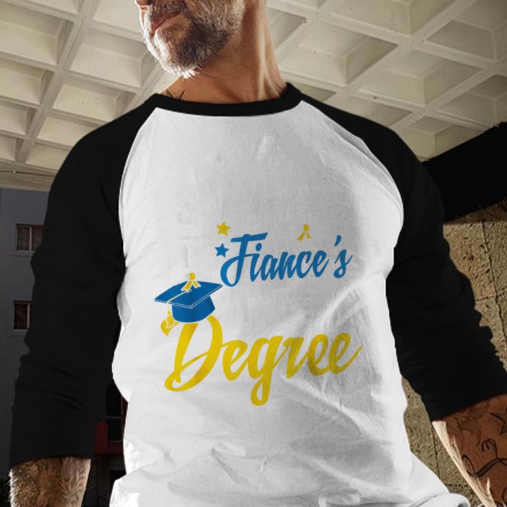 i Survived My Fiance's Masters Degree Graduation Gifts Baseball Raglan Shirt