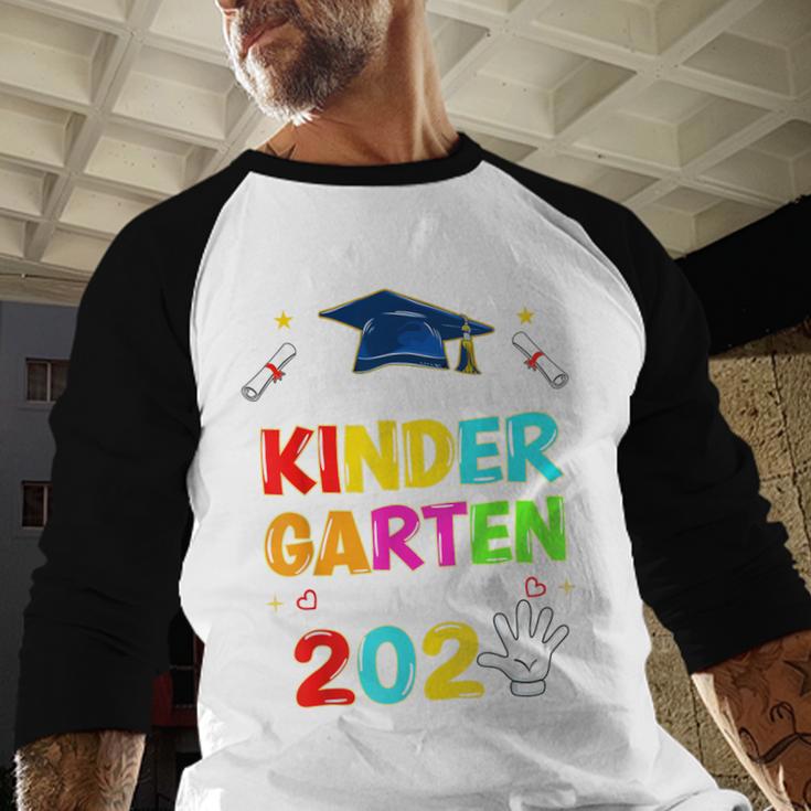 I Survived Kindergarten Graduation 2025 Graduate Boys Girls Baseball Raglan Shirt