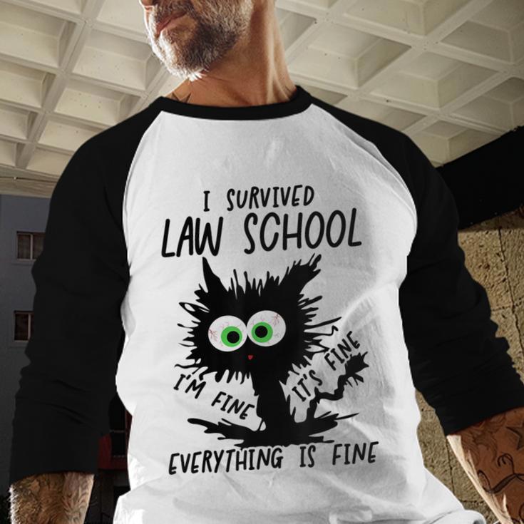 I Survived Law School Graduation 2025 2026 Baseball Raglan Shirt