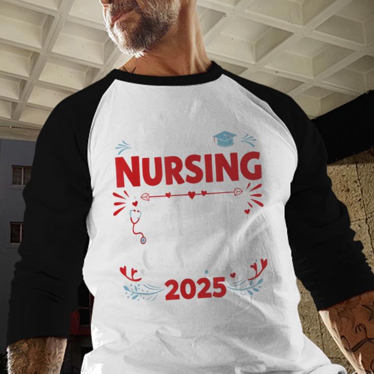 I Survived Nursing School Class Of 2025 Nurse Graduation Baseball Raglan Shirt