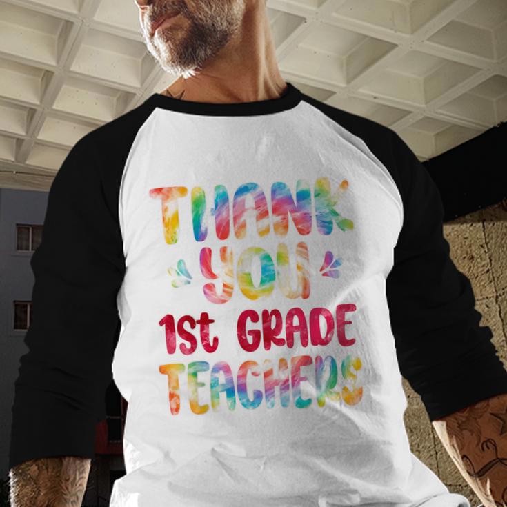 Thank You 1st Grade Teachers Graduation Last Day Of School Baseball Raglan Shirt