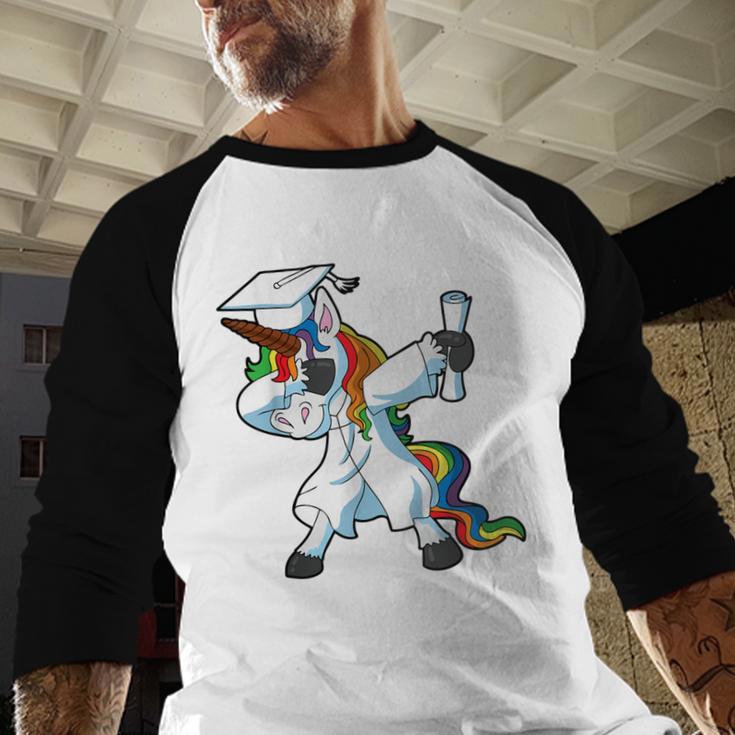 Unicorn Student Graduation 2022 Boys Girls Teenagers Teen Baseball Raglan Shirt