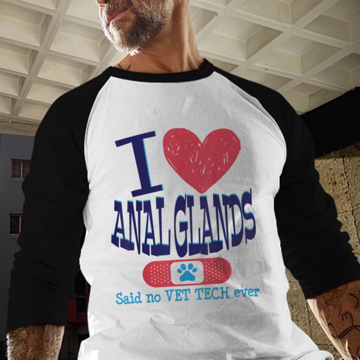 Vet Tech I Love Veterinary Technician Graduation Baseball Raglan Shirt