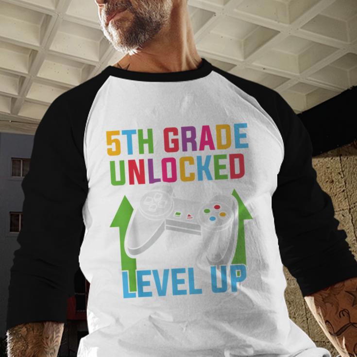 VIDEO GAMER Graduation Student Teacher Last Day School Kids Baseball Raglan Shirt