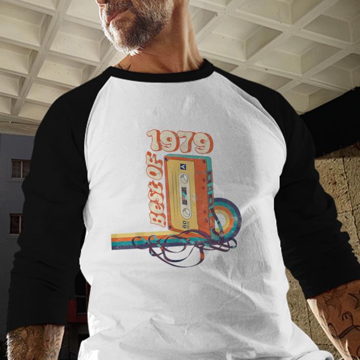 Vintage Best Of 1979 41st Birthday Graduation Cassette Tape Baseball Raglan Shirt