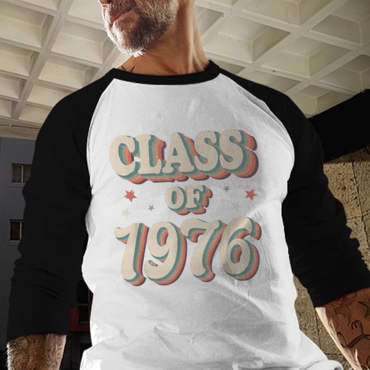Vintage Class Of 1976 76 High School Graduation Baseball Raglan Shirt
