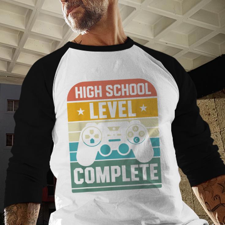 Vintage Class Of 2024 High School Graduation Student Baseball Raglan Shirt