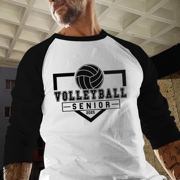 Volleyball Senior Night Volleyball Senior 2025 Graduation 30 Baseball Raglan Shirt