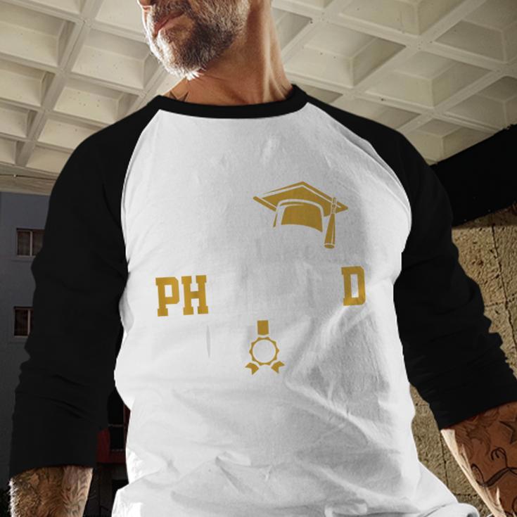 My Wife Phinished PhD Graduation Family Matching Baseball Raglan Shirt