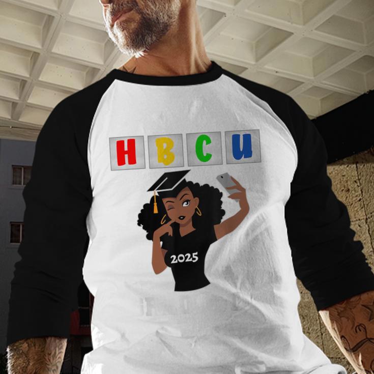 Women HBCU Grad 2025 College Graduation Apparel Baseball Raglan Shirt