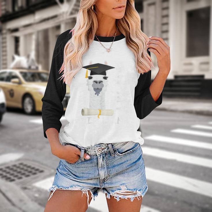 2022 Graduate Graduation For Him Her Got My Dip-Llama Baseball Raglan Shirt