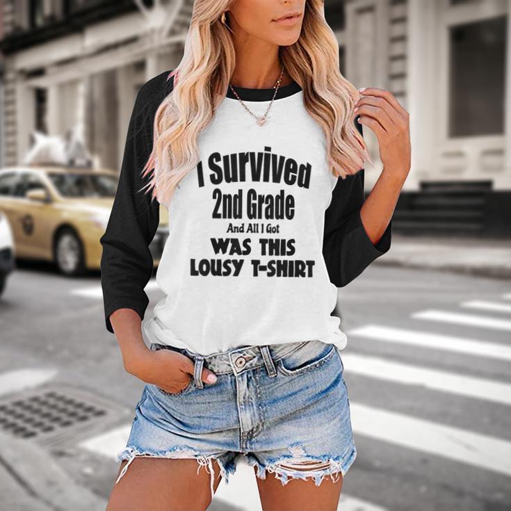 2nd Grade Graduation Boy Girl Graduate Education Baseball Raglan Shirt