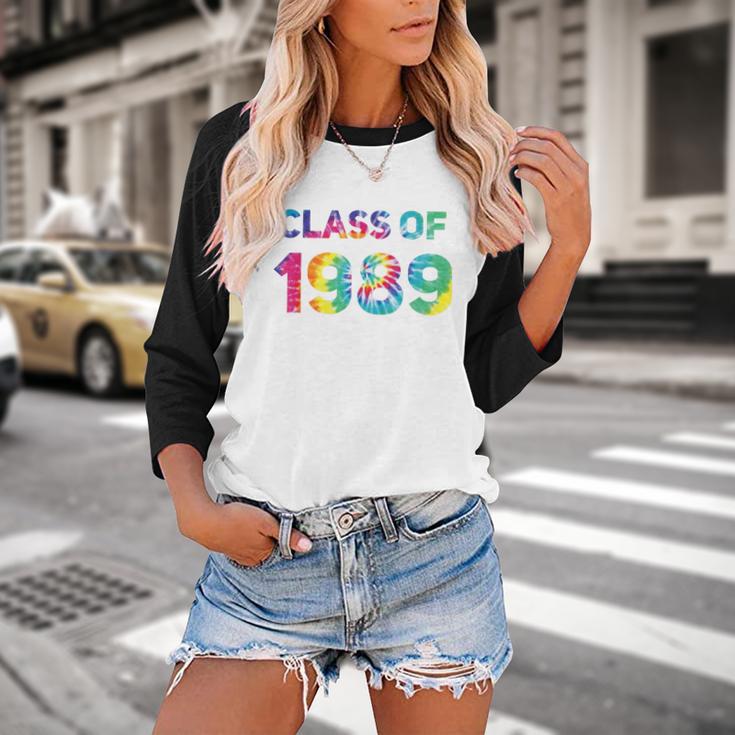 Class Of 1989 School Reunion College Highschool Graduation Baseball Raglan Shirt