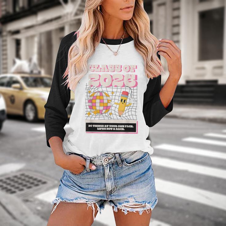 Class Of 2026 Students Graduate 2026 Graduation Baseball Raglan Shirt