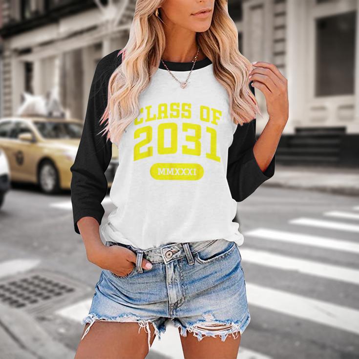 Class Of 2031 Shirts For Kindergarten Photo To Graduation Baseball Raglan Shirt