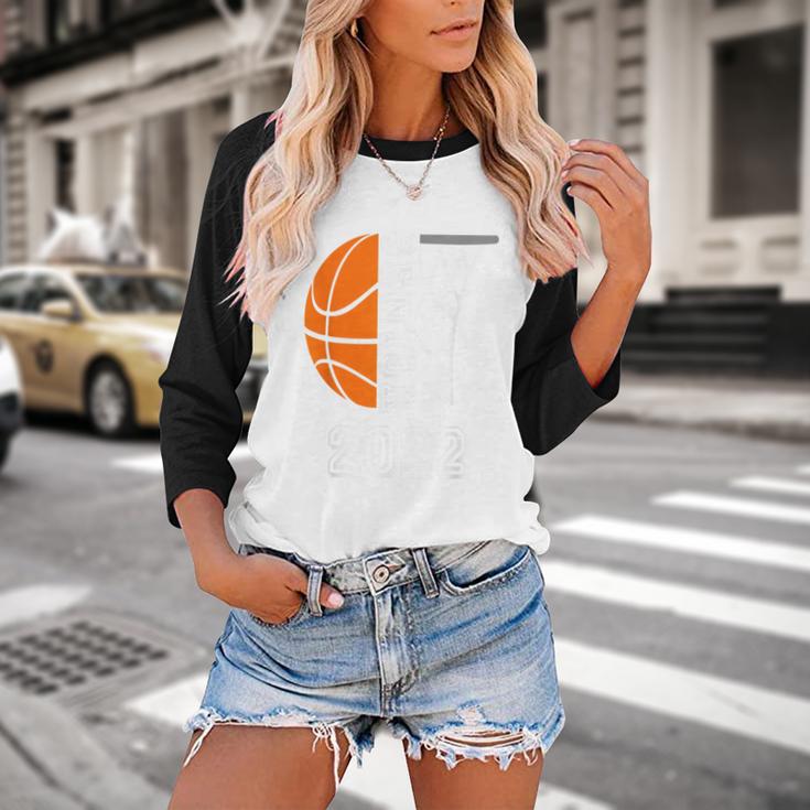 Graduate Senior Class 2022 Graduation Basketball Player Baseball Raglan Shirt