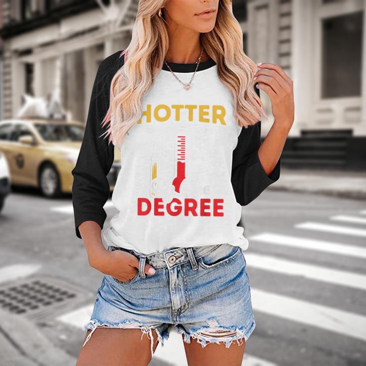 Graduation 2024 Hotter By One Degree Shirt Class Of 24 Baseball Raglan Shirt