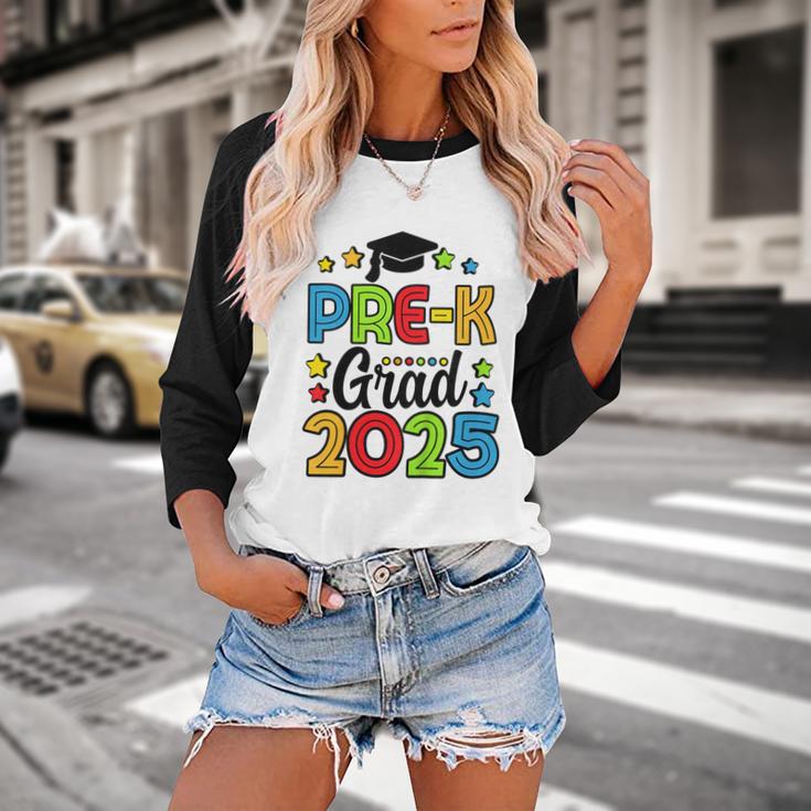 Kids Pre-K Grad 2025 Preschool Prek Graduation Baseball Raglan Shirt