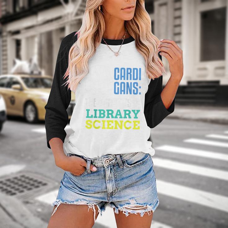 Librarian Library Science Major Masters Degree Graduation Baseball Raglan Shirt