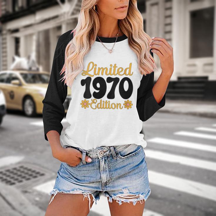 Limited 1970 Edition Retro Vintage 70s Nostalgia Baseball Raglan Shirt Limited 1970 Edition Retro Vintage 70s Nostalgia Baseball Raglan Shirt