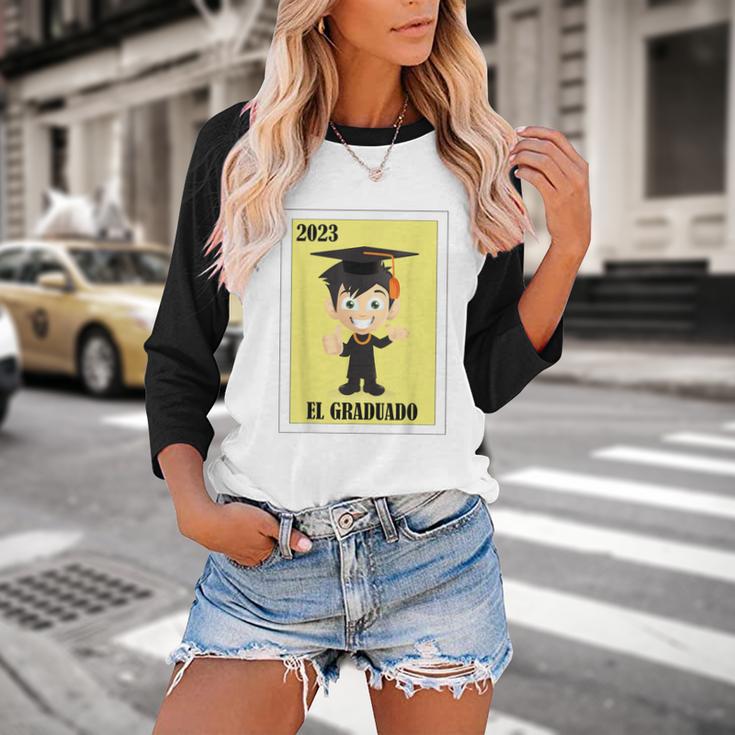 Mexican For Graduation El Graduado 2023 Baseball Raglan Shirt