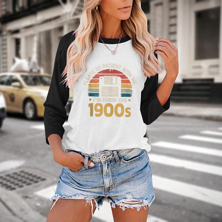 Millennials Please Be Patient With Me I'm From The 1900s Baseball Raglan Shirt