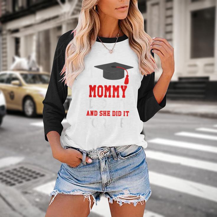 My MOMMY Did It Graduation Shirt Of Kids Nurse Graduation Baseball Raglan Shirt