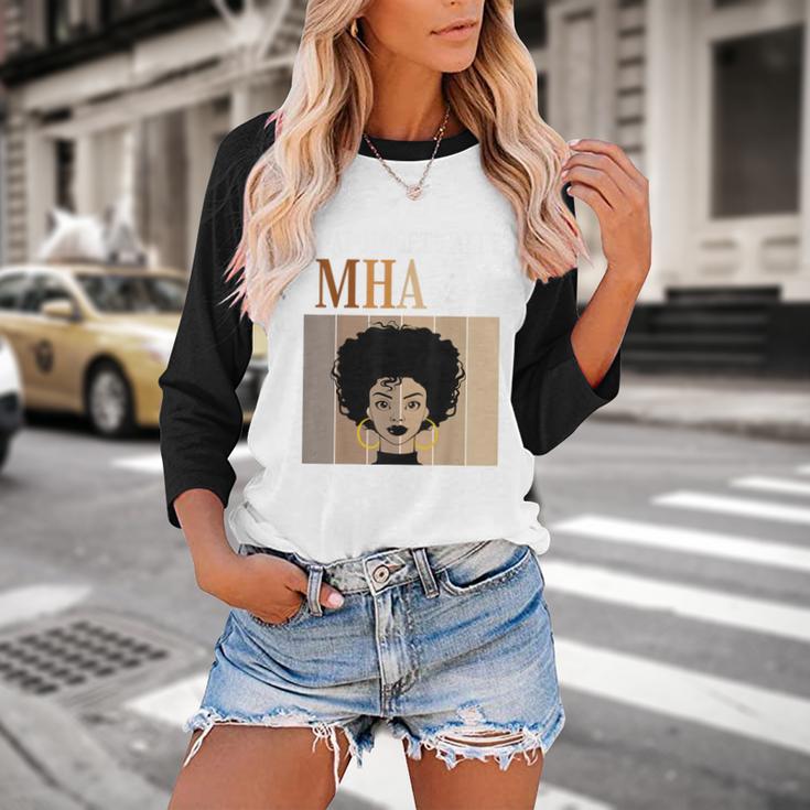 Unapologetically MHA-Ish Student Graduation Afro Baseball Raglan Shirt