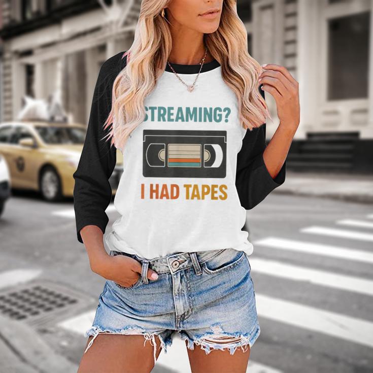 VHS Cassette Tape Retro 80s 90s Nostalgia Baseball Raglan Shirt VHS Cassette Tape Retro 80s 90s Nostalgia Baseball Raglan Shirt