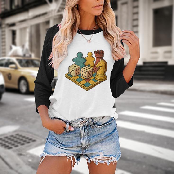 Vintage Board Game Art – Tabletop Nostalgia Baseball Raglan Shirt Vintage Board Game Art – Tabletop Nostalgia Baseball Raglan Shirt