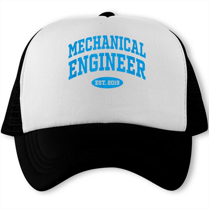 2019 Graduation For Mechanical Engineer Trucker Cap