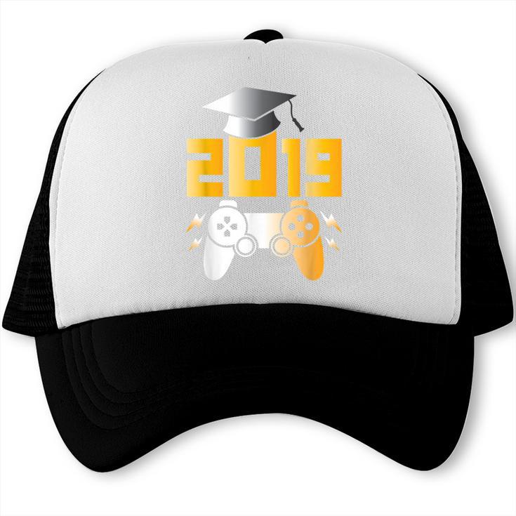 2019 High School Graduation Shirt Gamer Graduate Trucker Cap