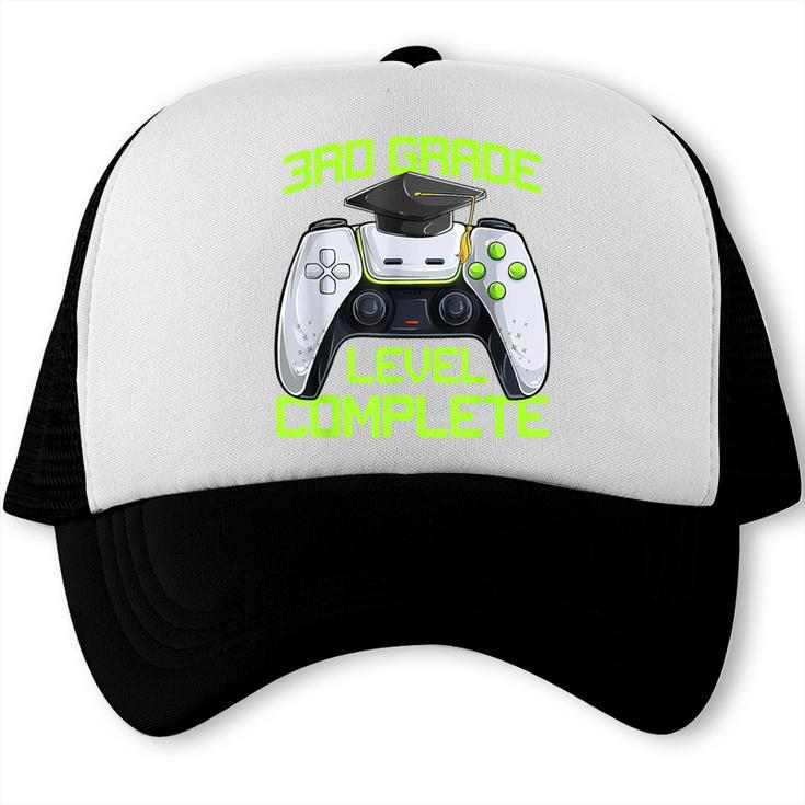 3rd Grade Level Complete Gamer Class Of 2026 Graduation Trucker Cap