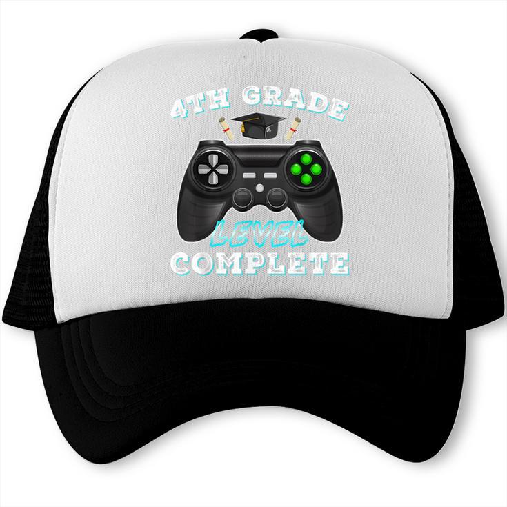 4th Grade Level Complete Gamer 4 Grade Graduation Trucker Cap